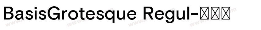 BasisGrotesque Regul字体转换 BasisGrotesque Regul字体转换